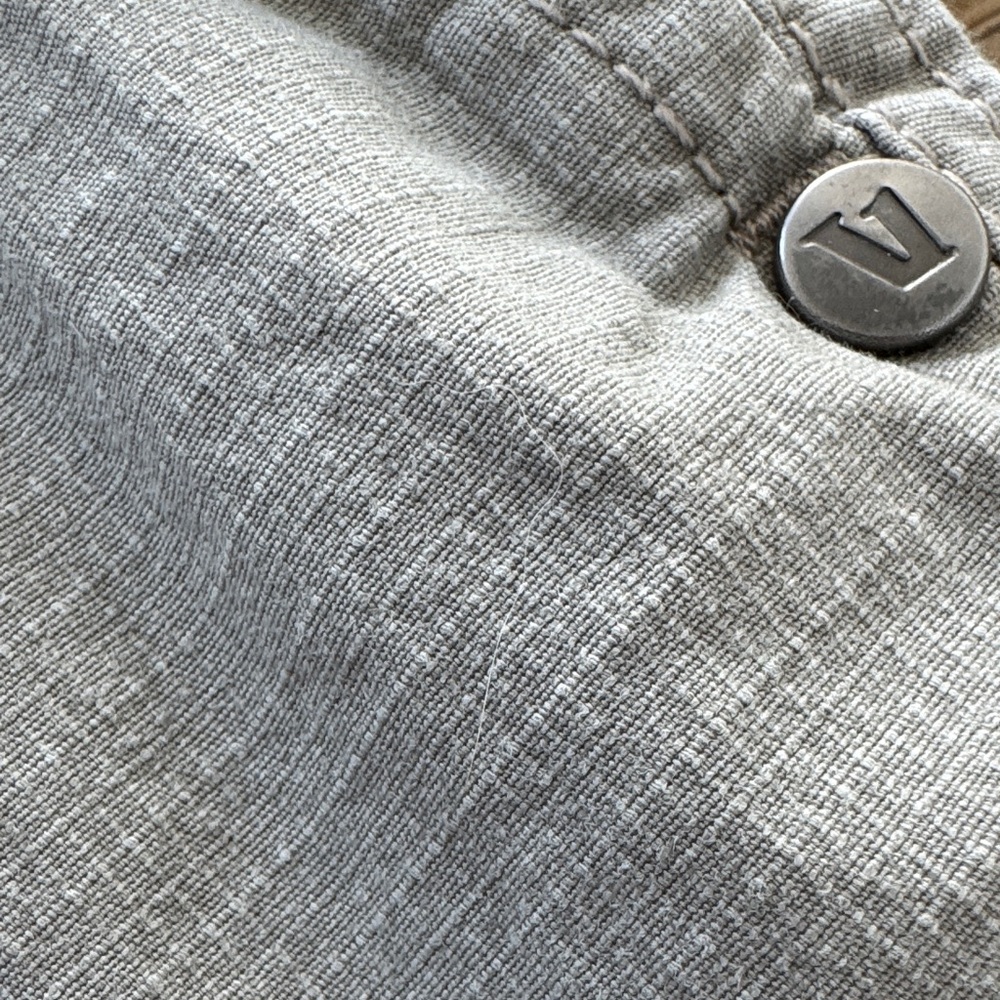Vuori Taupe/Khaki Womenβs Ripstop Pant, Size M - Picture 8 of 13